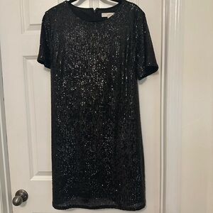 LOFT Sequin Shift Dress size 16